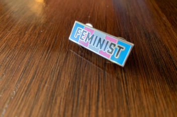 Trans Flag + Feminist Lapel Pins